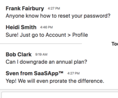 reduce support costs with chat